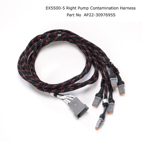 Hitachi Braided Wiring Harness EX5500-5 right pump room AP22-3097695S