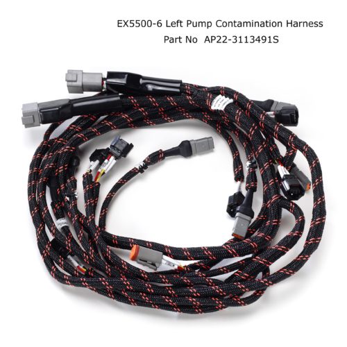 Hitachi Braided Wiring Harness EX5500-5 left pump room AP22-3097700S