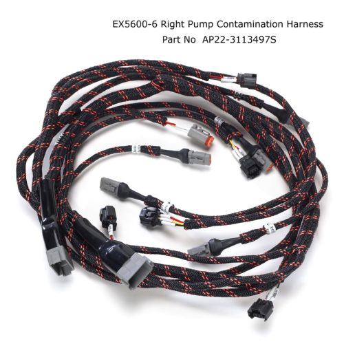 Hitachi Braided Wiring Harness EX5600-6 pump contamination Harness AP22-3113497S