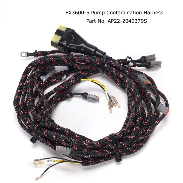 Hitachi Braided Wiring Harness EX3600-5 pump contamination harness AP22-2049379S