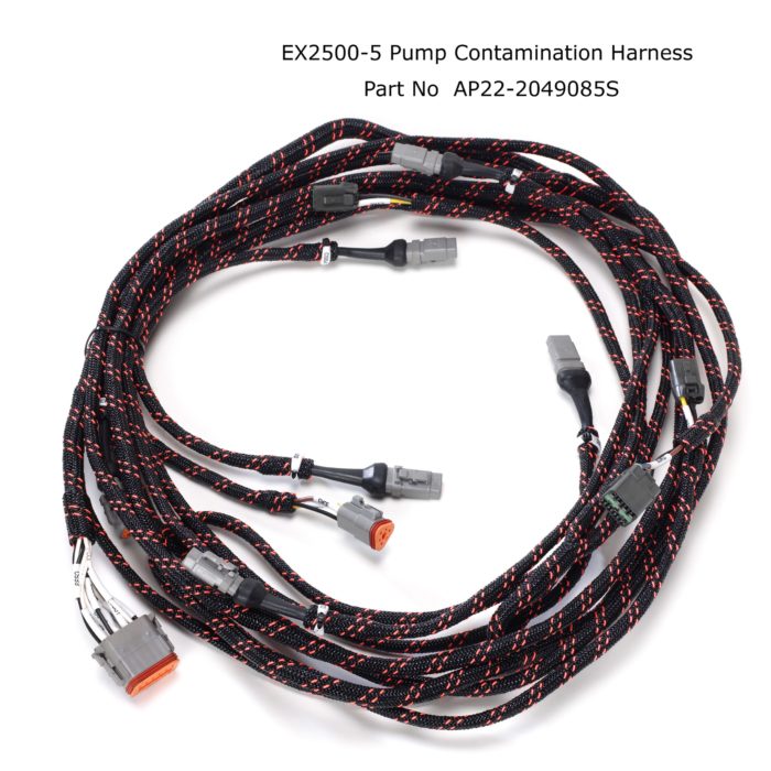 Hitachi Braided Wiring Harness EX2500-5 pump contamination harness AP22-2049085S
