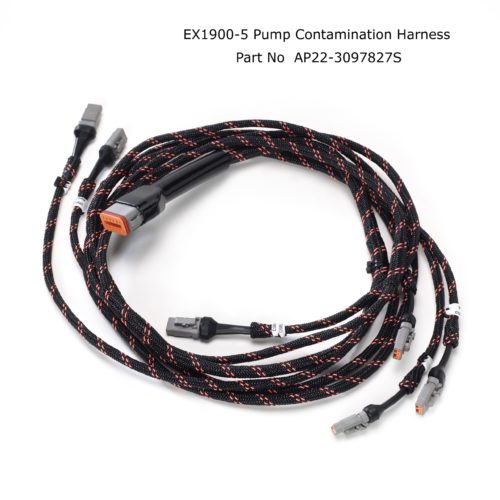Hitachi Braided Wiring Harness EX1900-5 pump contamination harness AP22-3097827S