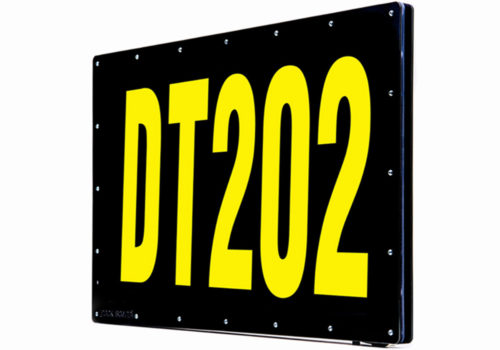 Asset LED ID Number Boards and Reflective Decals Signs