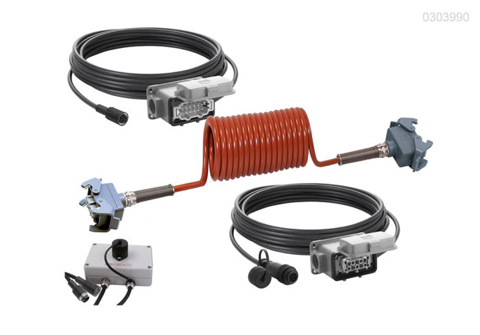 Orlaco cable set for truck with centre axle-trailer (automatic)