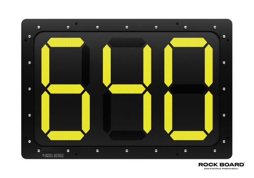 Rock Board Heavy Duty LED Number Board, 3 Numeric Changeable Character Display RBMOD3