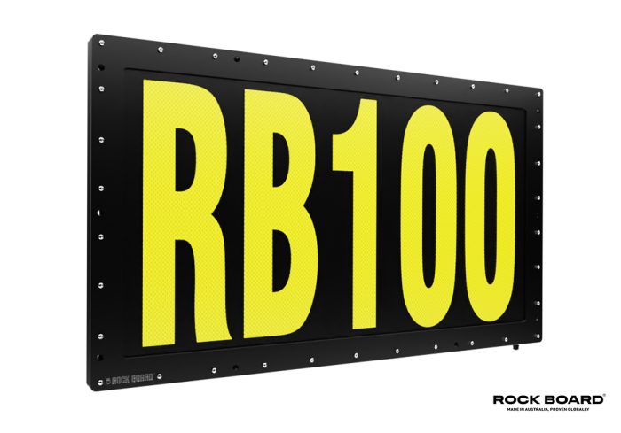 Allplant Rock Board Komatsu Haul Truck ID Number Board RB1000_Logo Allplant Rock Board Komatsu Haul Truck ID Number Board RB1000_Logo
